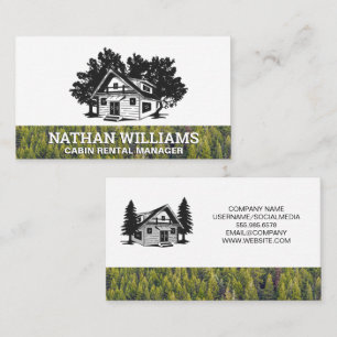 Cabin   Forrest Business Card