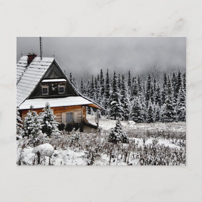 Cabin in the Mountain Postcard (Front)