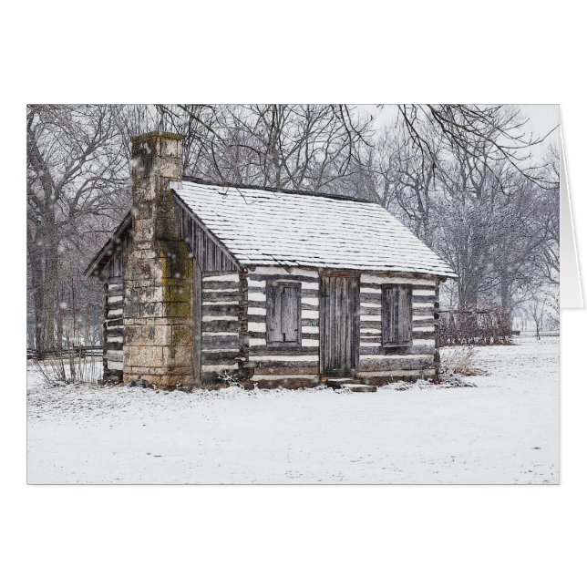 Cabin In The Snow (Front Horizontal)