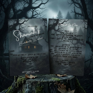 Cabin in the Woods Bachelorette Weekend Invitation