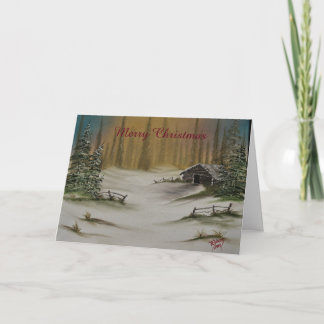 Cabin in the Woods Holiday Card