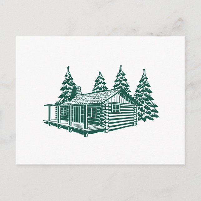 Cabin in the Woods... Postcard (Front)