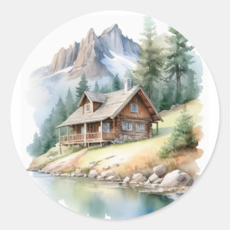 Cabin in the woods sticker