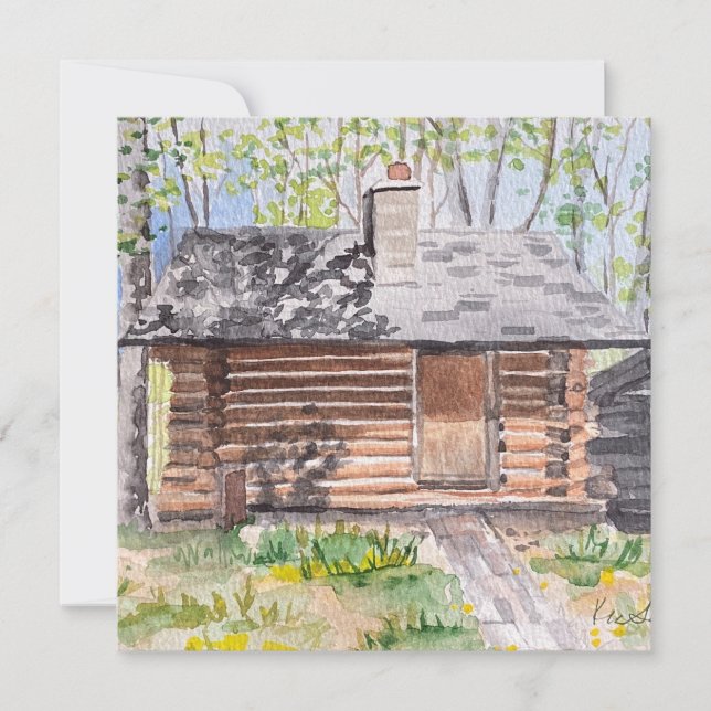 cabin invitation (Front)