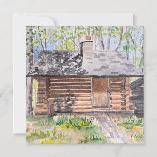 cabin invitation