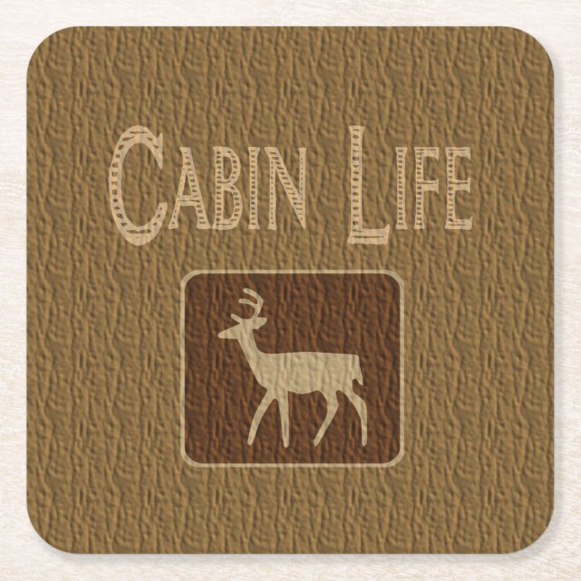 Cabin Life Coasters (Front)