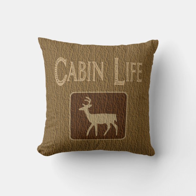 Cabin Life Pillow (Front)