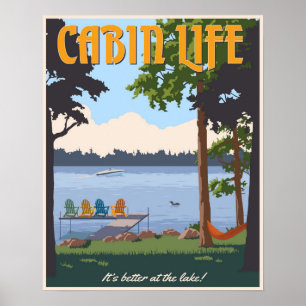 Cabin Life Poster