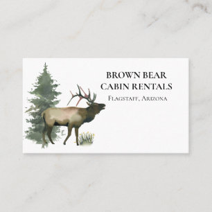 Cabin Mountain Home Vacation Rental Business Cards
