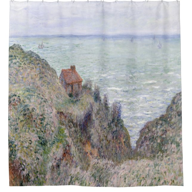 Cabin of the Customs Watch by Claude Monet Shower Curtain (Front)