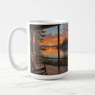 Cabin On The Lake Coffee Mug