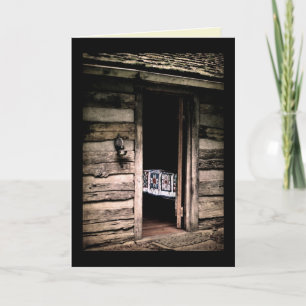 Cabin Quilt Card