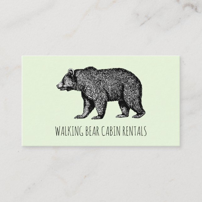 Cabin Rentals Business Cards (Front)