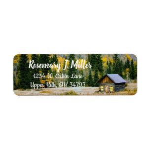 Cabin Return Address Label