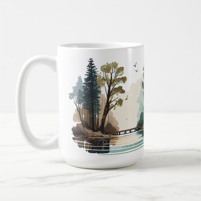 Cabin Series 15 oz Classic Mug (Left)