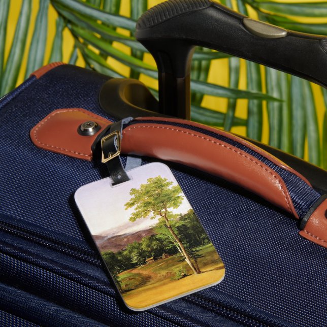 Cabin the Woods, New Hampshire,  Luggage Tag (Front Insitu 1)