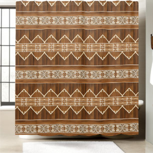 Cabin Themed Shower Curtains Style 1