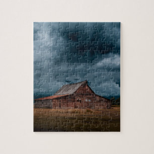 CABIN thunderstorm SKY JIGSAW PUZZLE