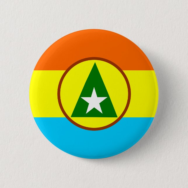 Cabinda, Angola 6 Cm Round Badge (Front)