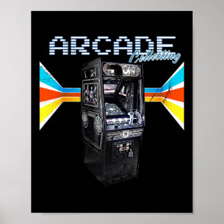 Cabinet Machine 1970 1980 1990 Video Game Collecti Poster