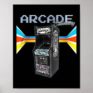 Cabinet Machine 1970 1980 1990 Video Game Collecti Poster