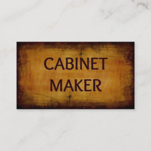 Cabinet Maker Business Card