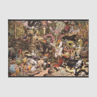 Cabinet of Curiosities Scene Tissue Paper
