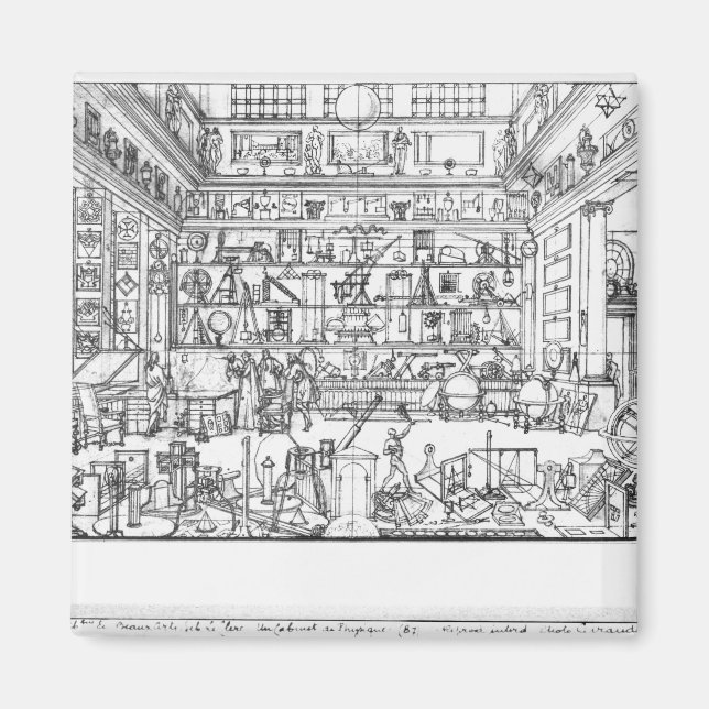 Cabinet of physics, 1687 magnet (Front)