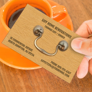 Cabinetry Carpentry Business Card