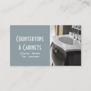 Cabinets Countertops Tile Stone Granite Marble Business Card