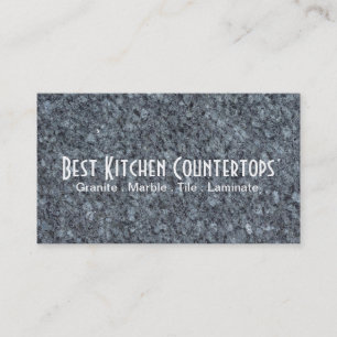 Cabinets Countertops Tile Stone Granite Marble Business Card