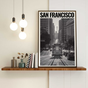 Cable Car 49 in San Francisco Photograph  Poster