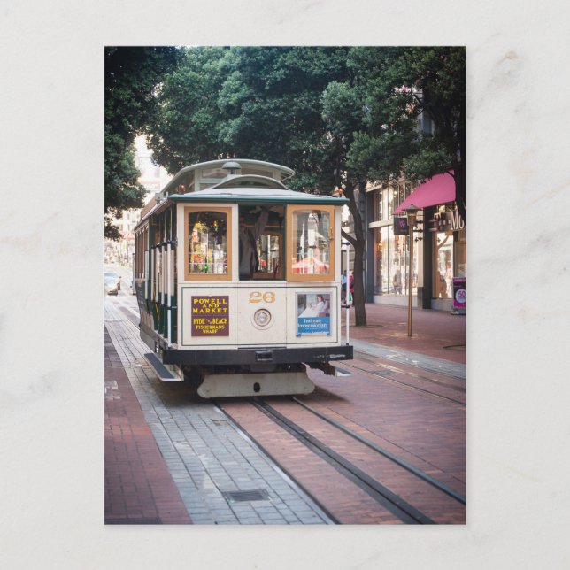 Cable Car of San Francisco Postcard (Front)