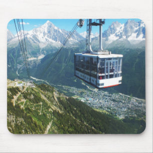 Cable car over Chamonix Mouse Mat