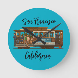 Cable Car Wall Clock