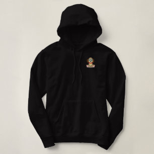 cable dog hoodie