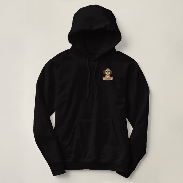 cable dog hoodie (Design Front)