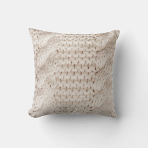 Cable Knit Pattern  Cushion
