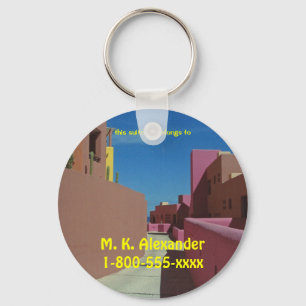 Cabo Colourful Luggage I.D. Tag Key Ring