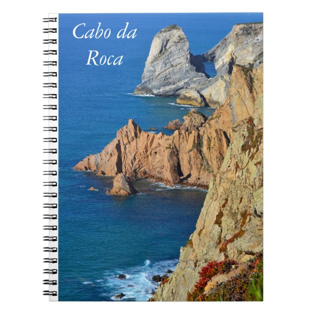 Cabo da Roca Portugal Scenic Spiral Notebook (Front)