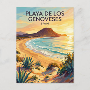 Cabo de Gata - Playa de los Genoveses Spain Postcard