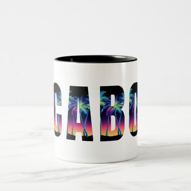 Cabo Palms Two-Tone Coffee Mug (Center)