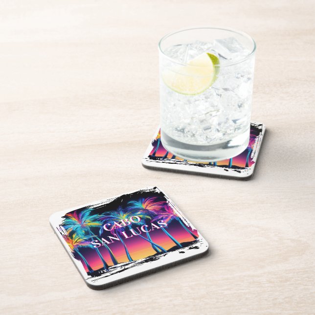 Cabo Plastic Coaster Set (Right Side)