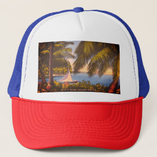 Cabo Rojo, Puerto Rico - Beach at Joyuda Trucker Hat