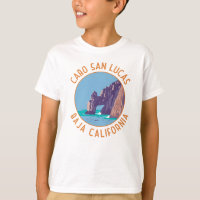 Cabo San Lucas Arch Mexico Retro Distressed Circle