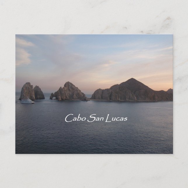 Cabo San Lucas at Sunset Postcard (Front)