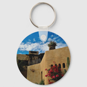 Cabo San Lucas, Baja, Mexico  flowers Key Ring