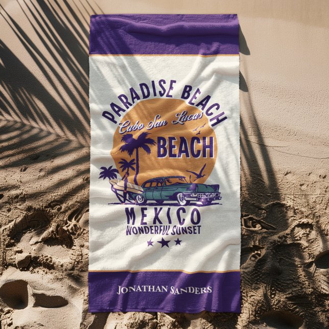 Cabo San Lucas Beach Mexico | Tropical Beach Beach Towel (Creator Uploaded)