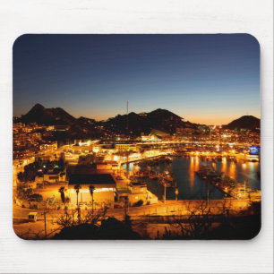 Cabo San Lucas Cityscape At Sunset, Mexico Mouse Mat
