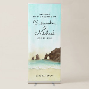 Cabo San Lucas   El Arco    MEXICO Welcome Retractable Banner